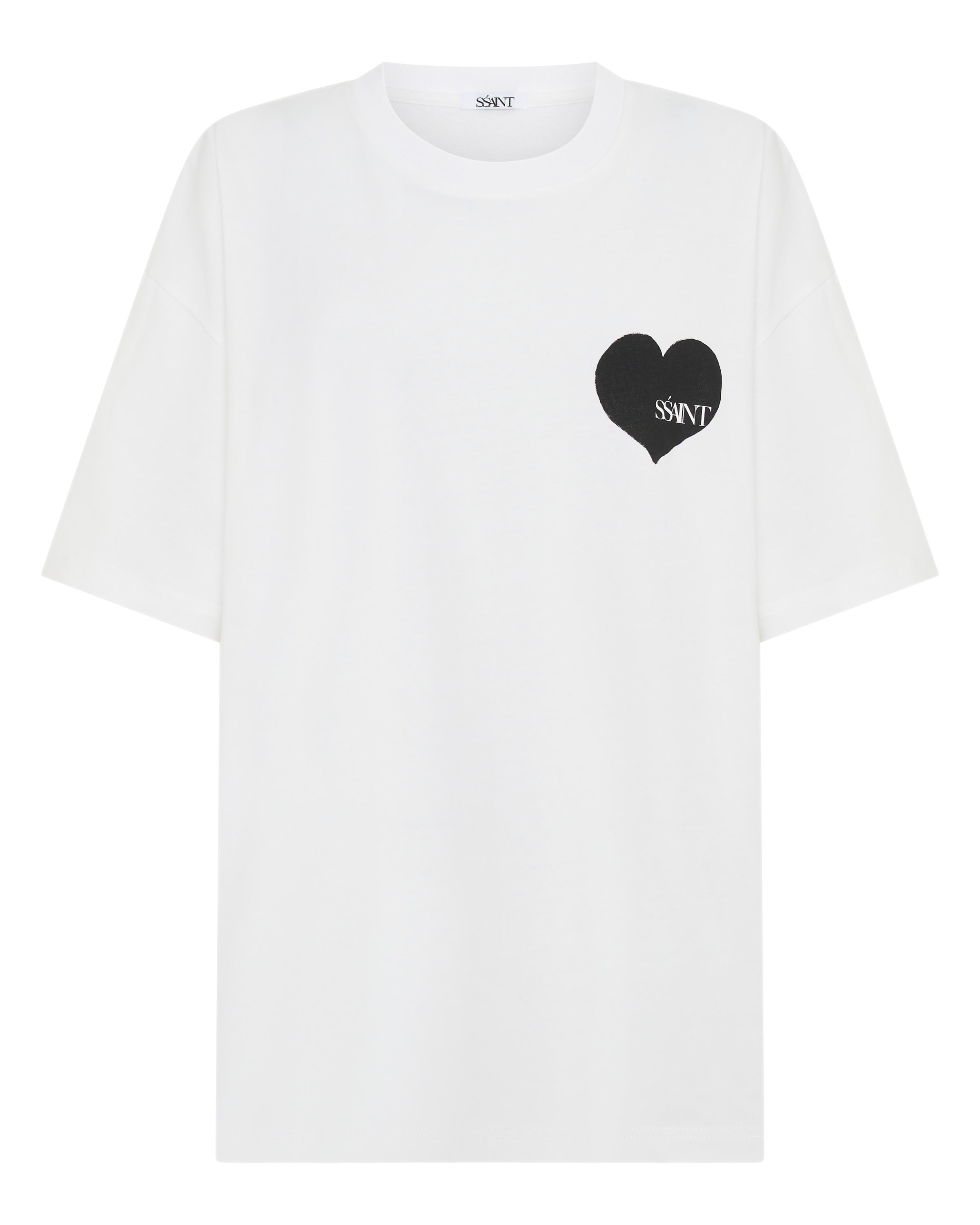 SŚAINT Heart Tee: Black