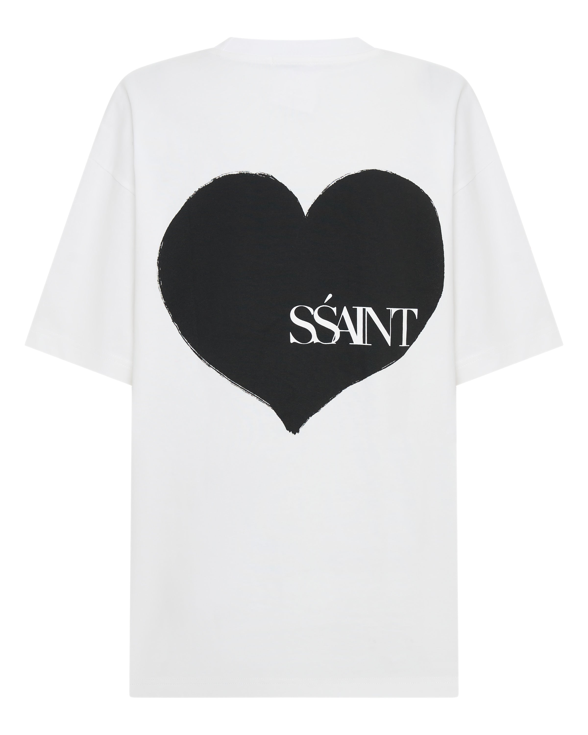 SŚAINT Heart Tee: Black