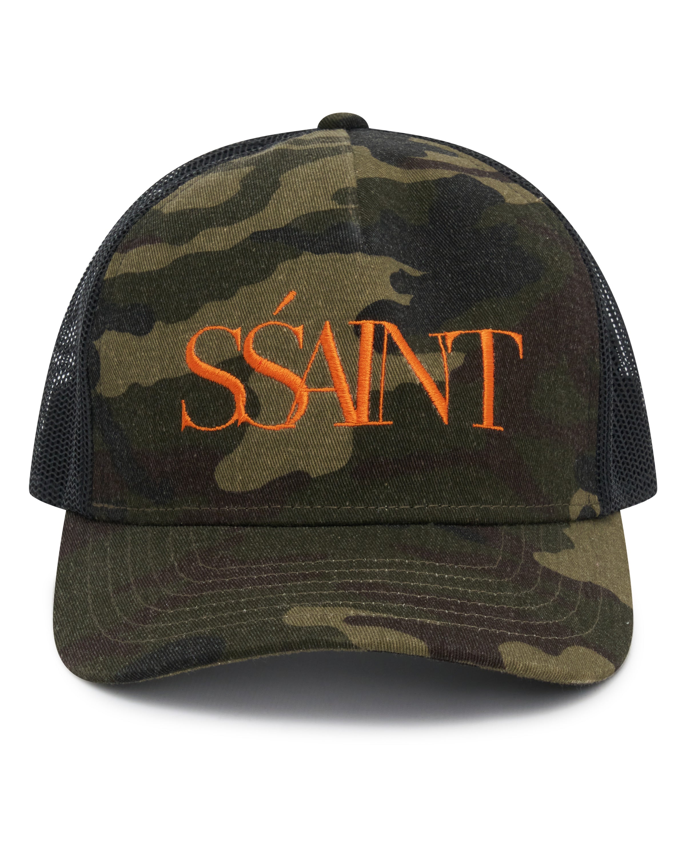 SŚAINT Camo Trucker Cap