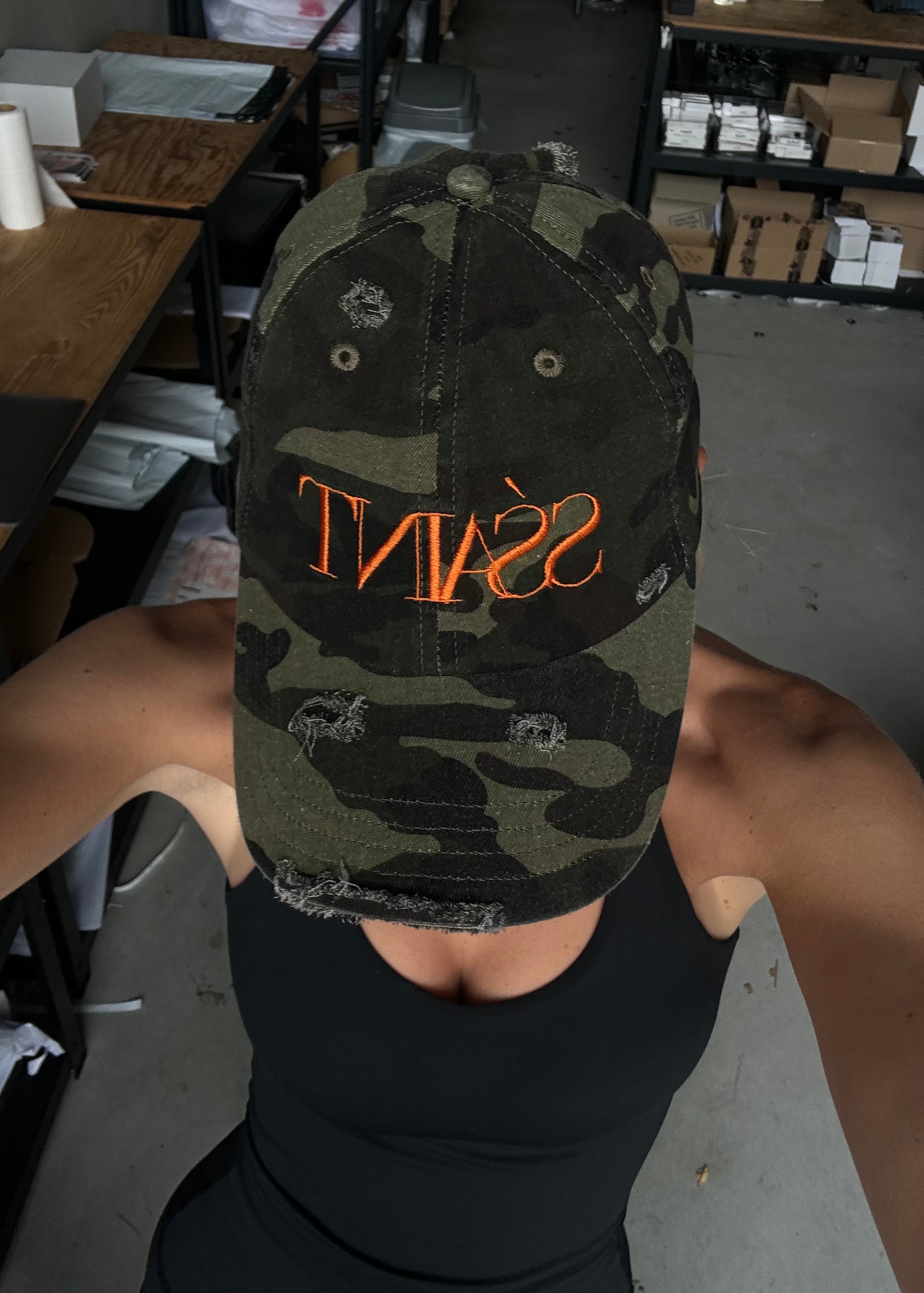 SŚAINT Camo Dad Cap